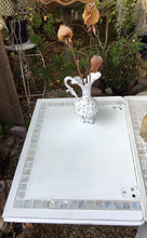 SOLD! Antique Bathroom Vanity, White, Cottage - Farmhouse, White Mother of Pearl inlay