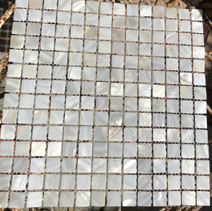Pure White Mother of Pearl Tile