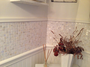 Pure White Mother of Pearl Tile