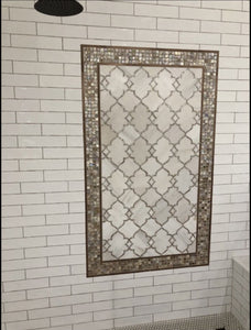 Mother of Pearl, Tile, Green, Blue