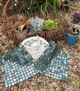 Mother of Pearl, Tile, Green, Blue