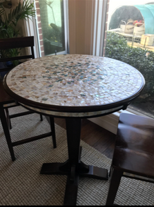 Mother of Pearl, Tile, Green, Blue